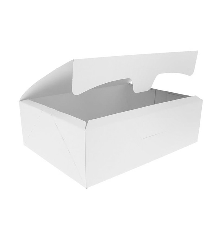 Paper Bakery Box White 25,8x18,9x8cm 2Kg (25 Units) Paper Bakery Box White 25,8x18,9x8cm 2Kg (25 Units)