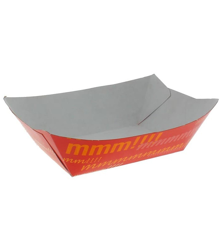 Paper Food Boat Tray 350ml 10,6x7,3x4,5cm (25 Units) Paper Food Boat Tray 350ml 10,6x7,3x4,5cm (25 Units)