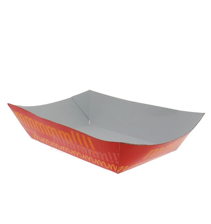 Paper Food Boat Tray 300ml 11,0x7,0x3,5cm (25 Units) Paper Food Boat Tray 300ml 11,0x7,0x3,5cm (25 Units)