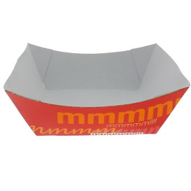 Paper Food Boat Tray 300ml 11,0x7,0x3,5cm (25 Units) 