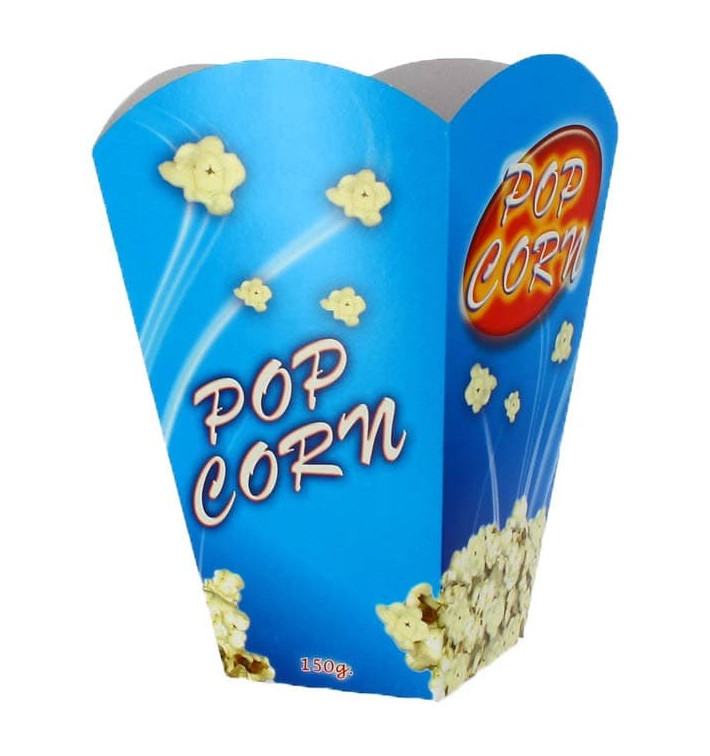 Paper Popcorn Box Large Size 150gr 8,7x13x20,3cm (25 Units) Paper Popcorn Box Large Size 150gr 8,7x13x20,3cm (25 Units)