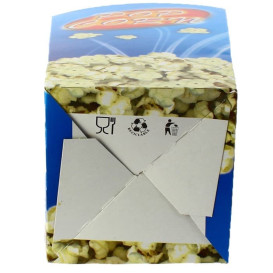 Paper Popcorn Box Large Size 150gr 8,7x13x20,3cm (25 Units)