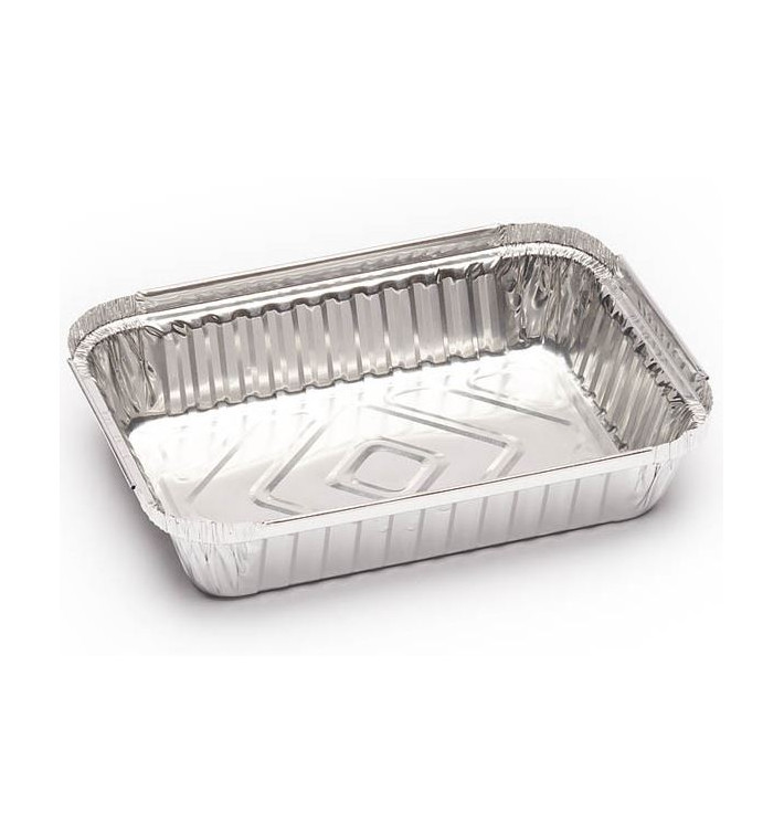 Foil Pan 580ml 18,5x13,5x3cm (125 Units) Foil Pan 580ml 18,5x13,5x3cm (125 Units)