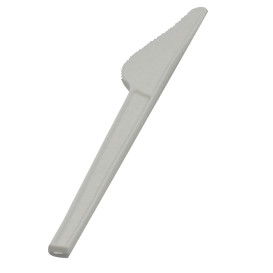 Cornstarch Knife Biodegradable CPLA White 16cm (50 Units) 