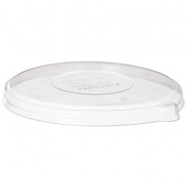 Plastic Lid Compostable PLA Clear for Bowl 710,940 ml (50 Units) 