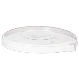 Plastic Lid Compostable PLA Clear for Bowl 710,940 ml (50 Units) 