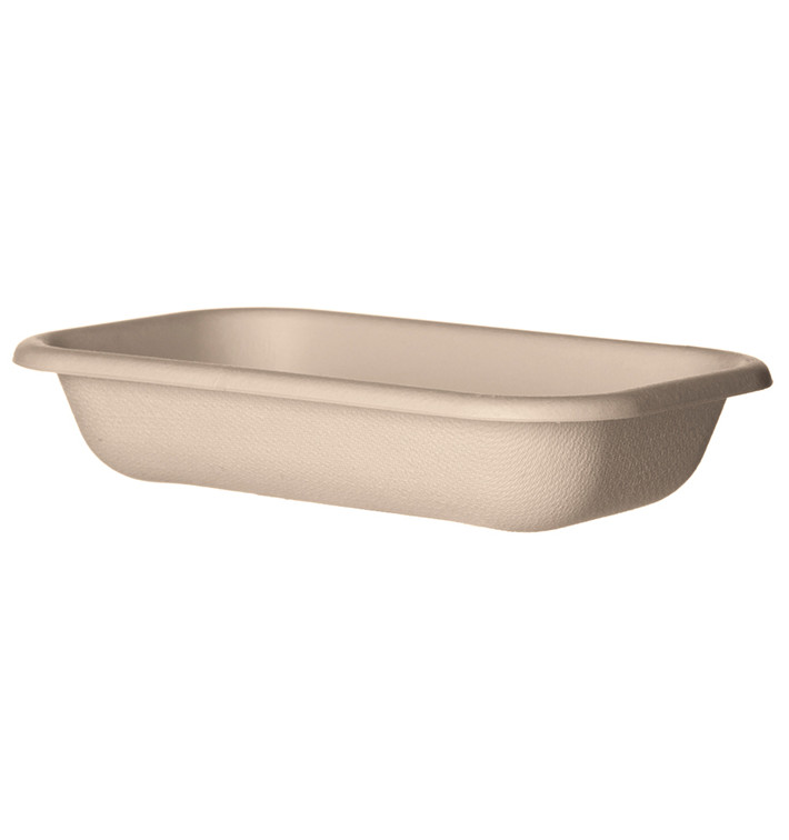 Sugarcane Tray Ecologic Natural 470ml 18,0x12,0x4,0cm (50 Units) Sugarcane Tray Ecologic Natural 470ml 18,0x12,0x4,0cm (50 Units)