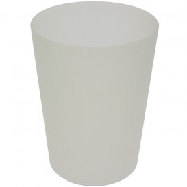 Plastic Cup PP Reusable Translucent 900ml (210 Units)