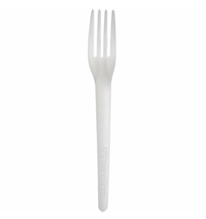 Cornstarch Fork CPLA Compostable White 17,0 cm (50 Units) Cornstarch Fork CPLA Compostable White 17,0 cm (50 Units)