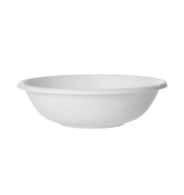 Sugarcane Bowl Bagasse White 470ml (50 Units) Sugarcane Bowl Bagasse White 470ml (50 Units)