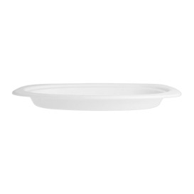 Sugarcane Tray White 23,3x16,5x2 cm (800 Units)