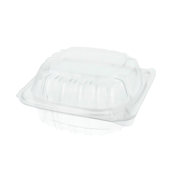Plastic Hinged Deli Container OPS "Clear Seal" 120ml (125 Units) Plastic Hinged Deli Container OPS "Clear Seal" 120ml (125 Units)