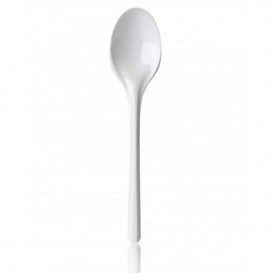Plastic Spoon PS White 16,5 cm 