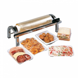 Food Wrap Dispenser with Cutter Stainless Steel 30cm (1 Unit) 