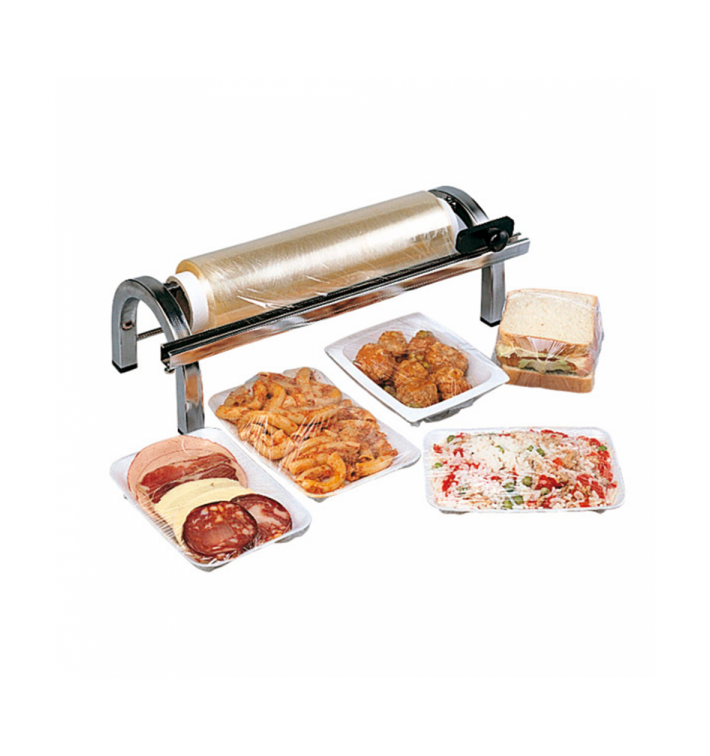 Food Wrap Dispenser with Cutter Stainless Steel 30cm (1 Unit) Food Wrap Dispenser with Cutter Stainless Steel 30cm (1 Unit)