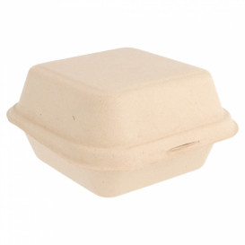 Sugarcane Burger Box 152x152x84mm (50 Units)