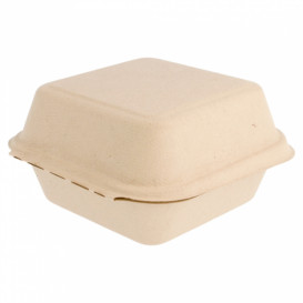 Sugarcane Burger Box 152x152x84mm (50 Units)