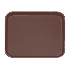 Plastic Tray Non-Slip Brown 51,0x38,0cm (12 Units)