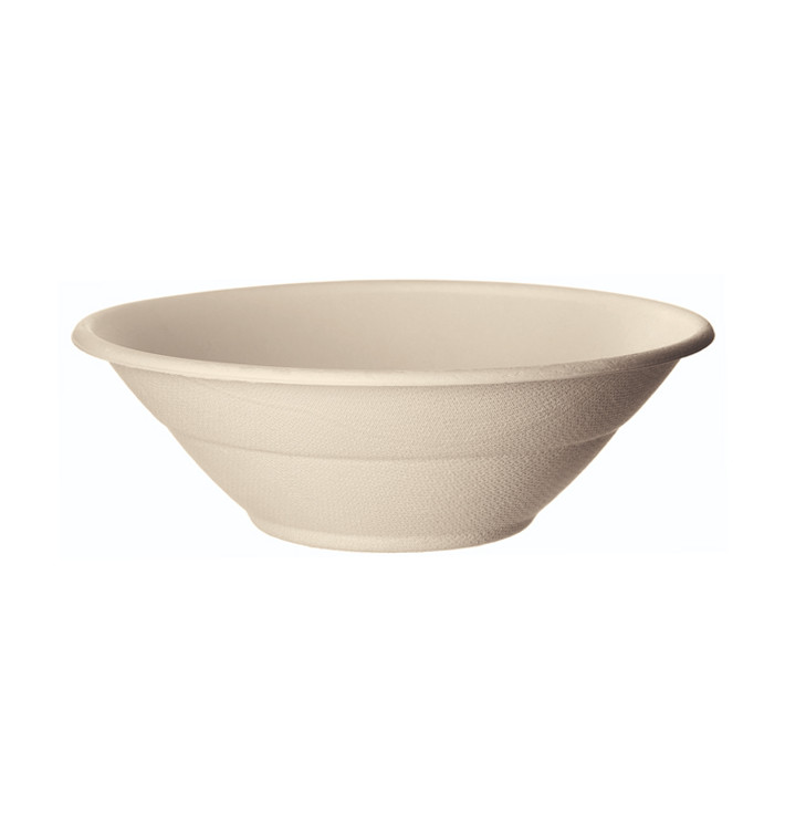 Sugarcane Bowl Bagasse Noodle Natural 940ml (400 Units) Sugarcane Bowl Bagasse Noodle Natural 940ml (400 Units)