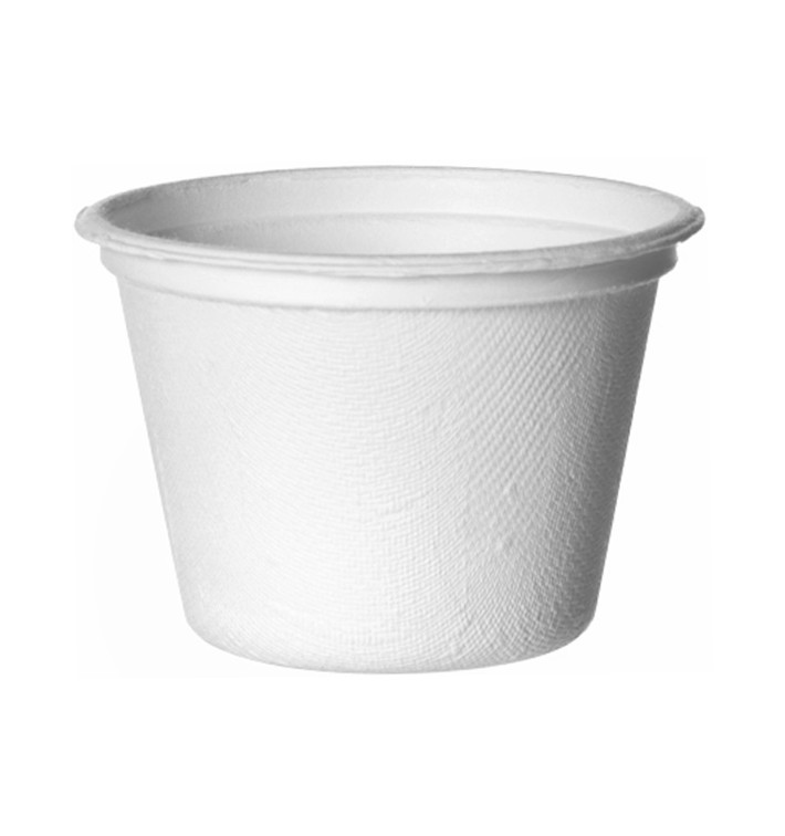 Sugarcane Container Bagasse White 120ml (1800 Units) Sugarcane Container Bagasse White 120ml (1800 Units)