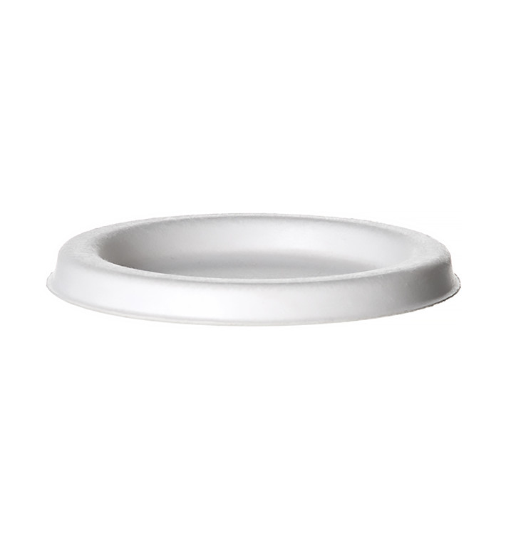 Sucarcane Lid Container Bagasse White 120ml (1800 Units) Sucarcane Lid Container Bagasse White 120ml (1800 Units)