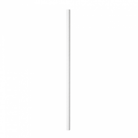 Paper Straw Straight White Wrapped whit a Kraft Sleeve Ø0,6cm 21cm (6000 Units)