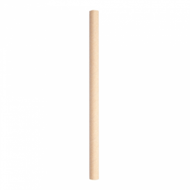 Paper Straw Straight Kraft "Ice Drink" Ø0,8cm 14cm (250 Units)