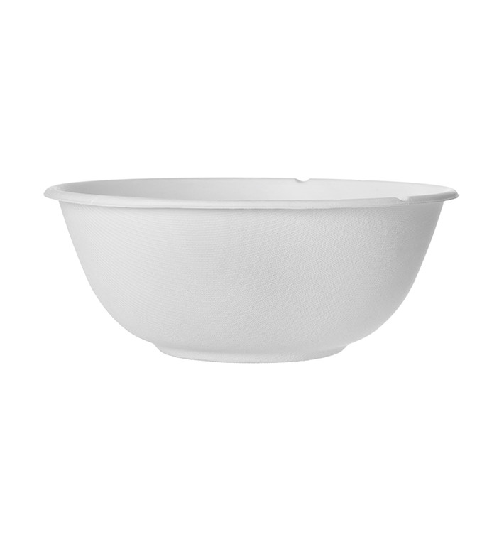 Sugarcane Bowl Bagasse White 1360ml (50 Units) Sugarcane Bowl Bagasse White 1360ml (50 Units)