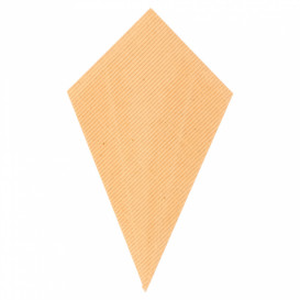 Paper Carrugated Dipping Cone Kraft 22cm 100g (100 Units)