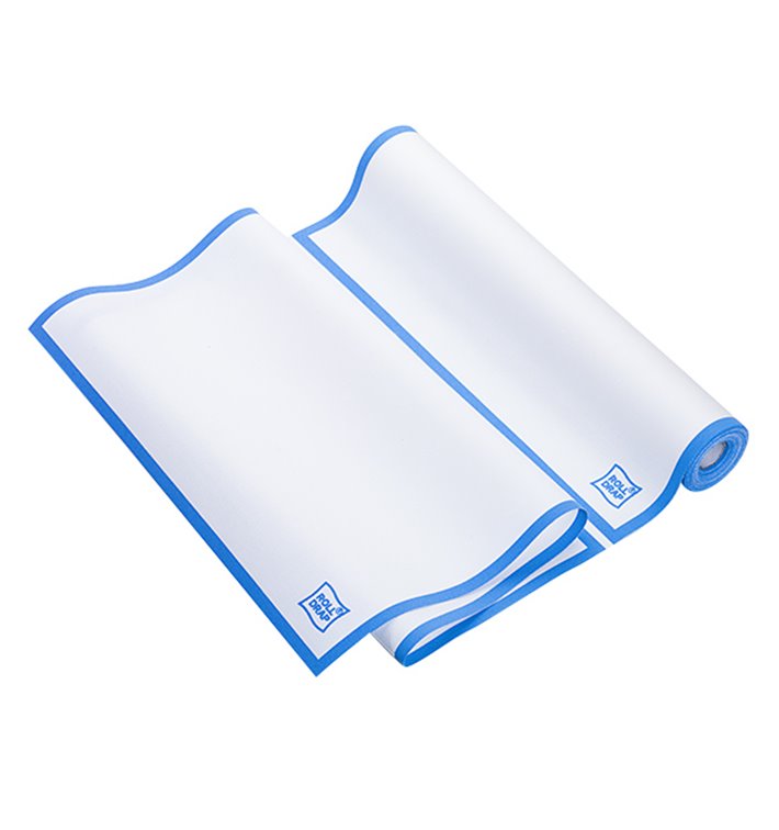 Dishcloth Roll "Roll Drap" Edgings Blue 40x64cm P40cm (200 Units) Dishcloth Roll "Roll Drap" Edgings Blue 40x64cm P40cm (200 Units)