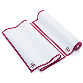 Dishcloth Roll "Roll Drap" Edgings Burgundy 40x64cm P40cm (10 Units)