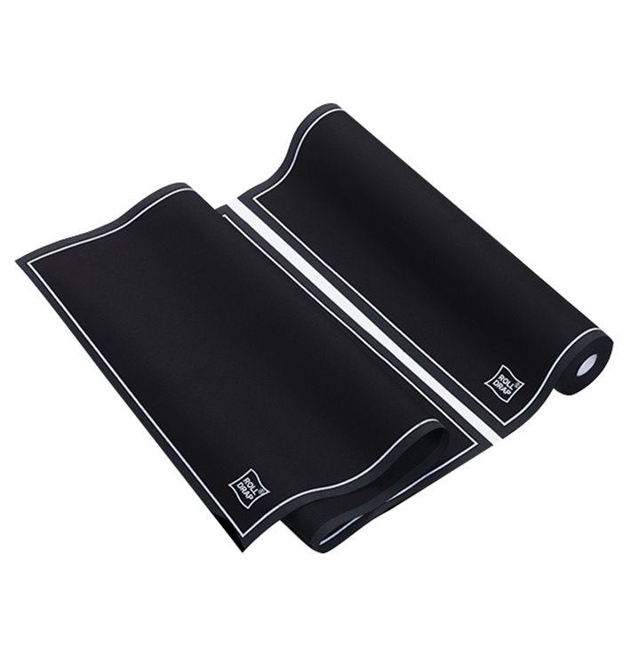 Dishcloth Roll "Roll Drap" Black 40x64cm P40cm (200 Units) Dishcloth Roll "Roll Drap" Black 40x64cm P40cm (200 Units)