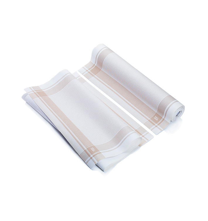 Dishcloth Roll "Roll Drap" Vintage Beige 40x64cm P40cm (10 Units) Dishcloth Roll "Roll Drap" Vintage Beige 40x64cm P40cm (10 Units)