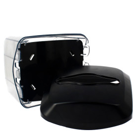 Napkin Dispenser ABS Black 15,5x13,5x15,0cm  (1 Unit)