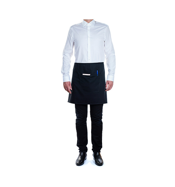 Serving apron pocket Black 75x50cm (1 Unit) Serving apron pocket Black 75x50cm (1 Unit)