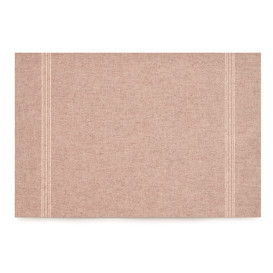 Recycled Cotton Placemat "Day Drap" Brown 32x45cm (12 Units) 