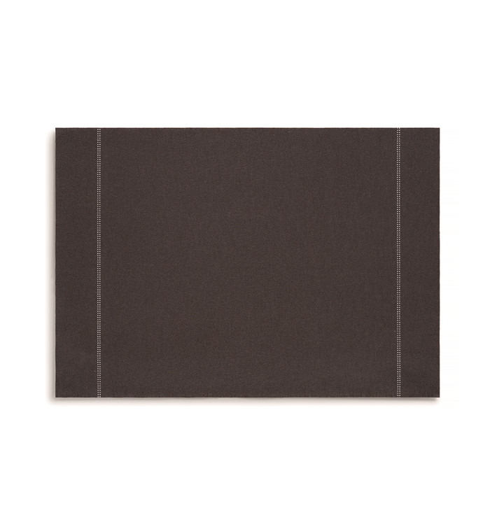 Cotton Placemat "Day Drap" Anthracite 32x45cm (72 Units) Cotton Placemat "Day Drap" Anthracite 32x45cm (72 Units)
