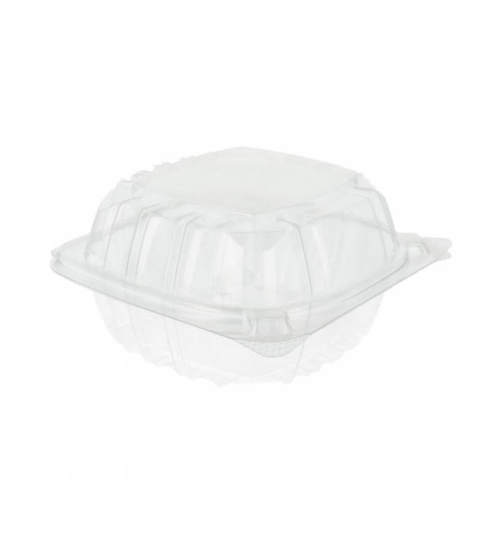 Plastic Hinged Deli Container OPS "Clear Seal" 167ml (125 Units) Plastic Hinged Deli Container OPS "Clear Seal" 167ml (125 Units)