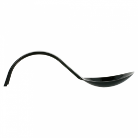 Tasting Spoon PS Curved Black 13 cm (500 Units)