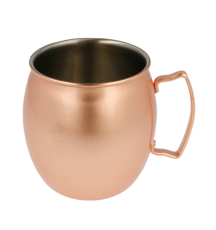 Serving Mini Jar Copper Steel 540ml Ø8,6x10cm (1 Unit) Serving Mini Jar Copper Steel 540ml Ø8,6x10cm (1 Unit)