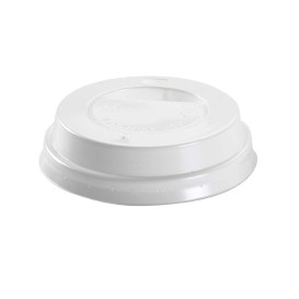 Lid for Paper Cup Hole White 6Oz/8Oz Ø7,0cm (1000 Units)