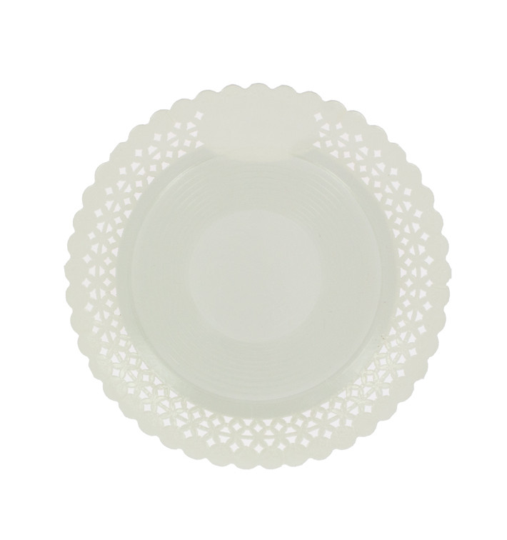 Paper Plate Round Shape Doilie White 20cm (100 Units) Paper Plate Round Shape Doilie White 20cm (100 Units)