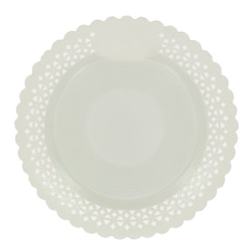 Paper Plate Round Shape Doilie White 20cm (50 Units) 