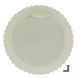 Paper Plate Round Shape Doilie White 35cm (100 Units)