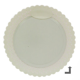 Paper Plate Round Shape Doilie White 35cm (100 Units)