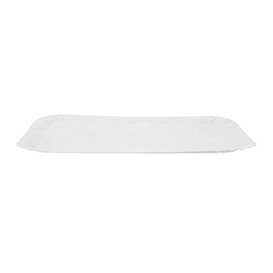 Paper Tray Rectangular shape White 14x21 cm (100 Units)  
