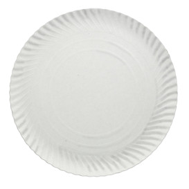 Paper Plate Round Shape White 27cm (100 Units) 