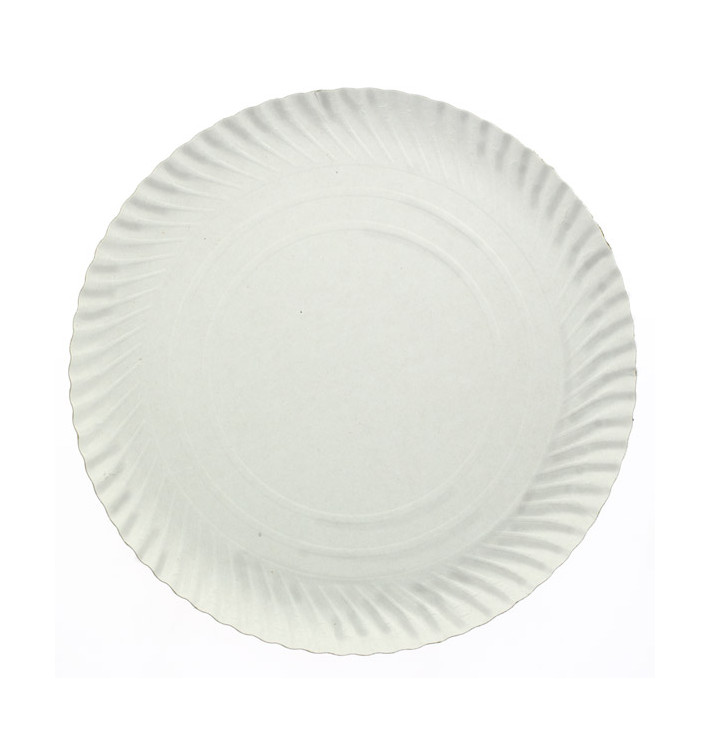 Paper Plate Round Shape White 10cm 450g/m2 (100 Units) Paper Plate Round Shape White 10cm 450g/m2 (100 Units)