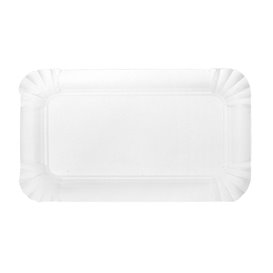 Paper Tray Rectangular shape White 9x15 cm (100 Units)  