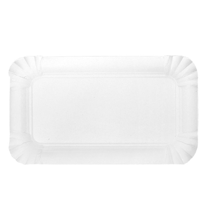 Paper Tray Rectangular shape White 10x16 cm (2200 Units)